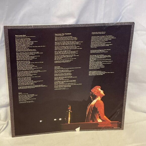 Jackson Browne Running On Empty (Vinyl, 1977) Asylum Records 6E-113 VG+ LP - Picture 7 of 11